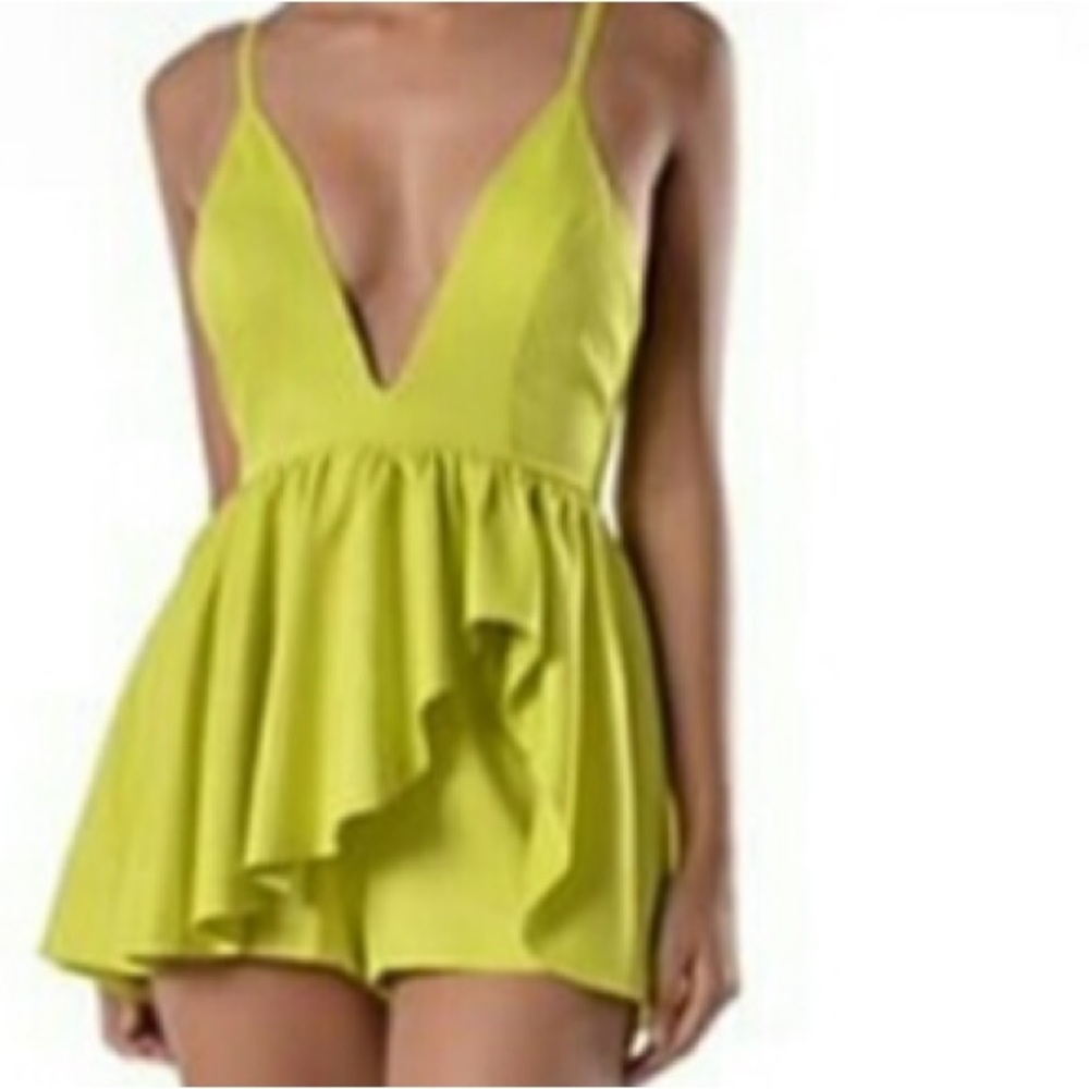 Deep V Romper